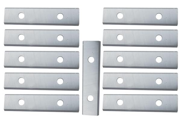 10x plaquettes carbure 50x12x1,5 mm bois | HC20 | 35°