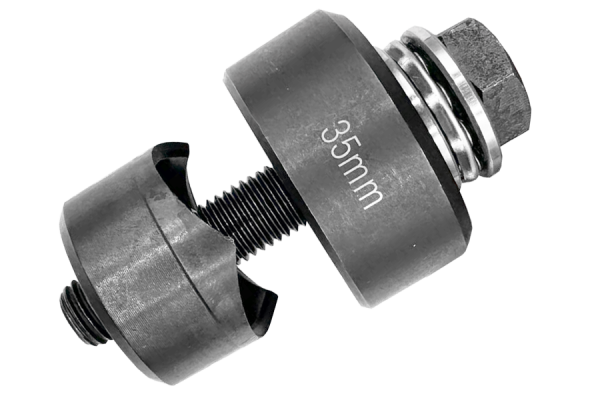 Sheet metal hole notcher for stainless steel metal Ø 35 mm