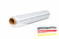 6x Film étirable pour palettes d’emballage de banderolage déménagement 50 cm (transparent) 23 µm