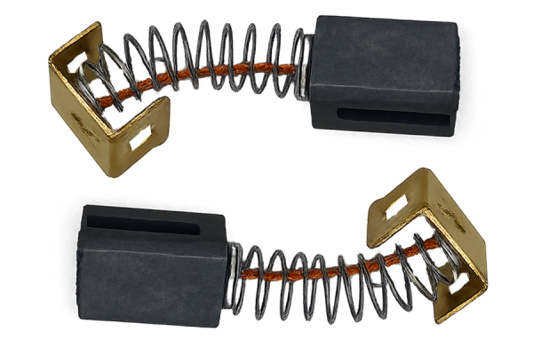 2x Угольные щётки Угольные стержни для Black&Decker 6,5x8x11,5 mm (596071-00)